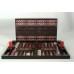 19.5" Yenigun Tavla Backgammon Black Pearl 