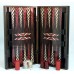 19.5" Yenigun Tavla Backgammon Black Pearl 